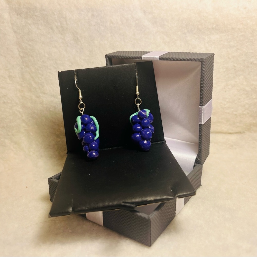 Grape/Fruit Earrings